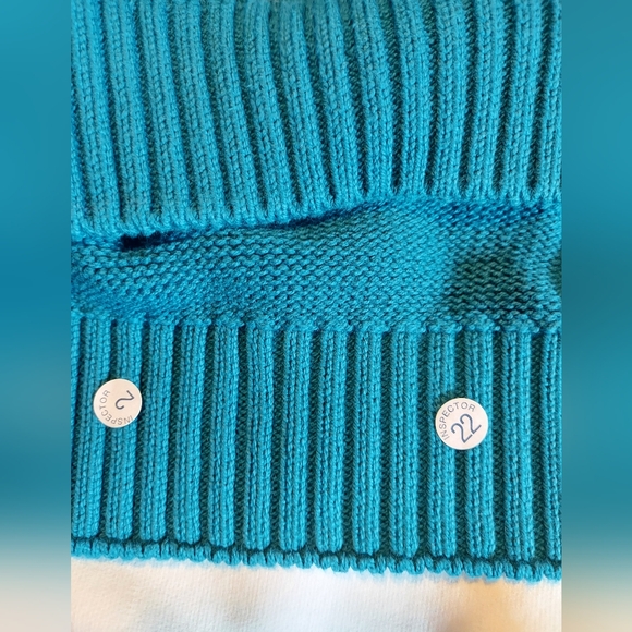 Lands' End Womens Ocean Blue Crewneck Sweater - Picture 6 of 6